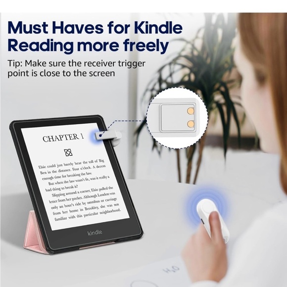 Remote Control Page Turner for Kindle Paperwhite Oasis Kobo eReaders NIB - Picture 2 of 9